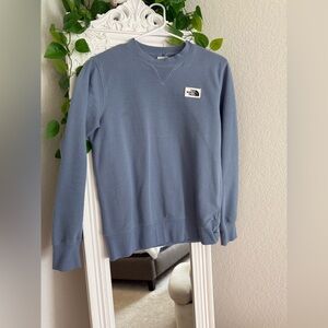 The North Face women’s sweatshirt - size small. Light medium blue